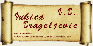 Vukica Drageljević vizit kartica